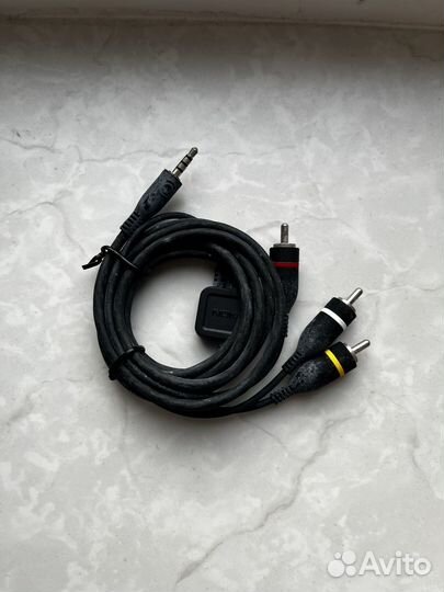 Кабель AUX тюльпан