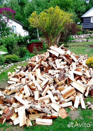 Дрова Береза навалом сухие в Выборге любого объема