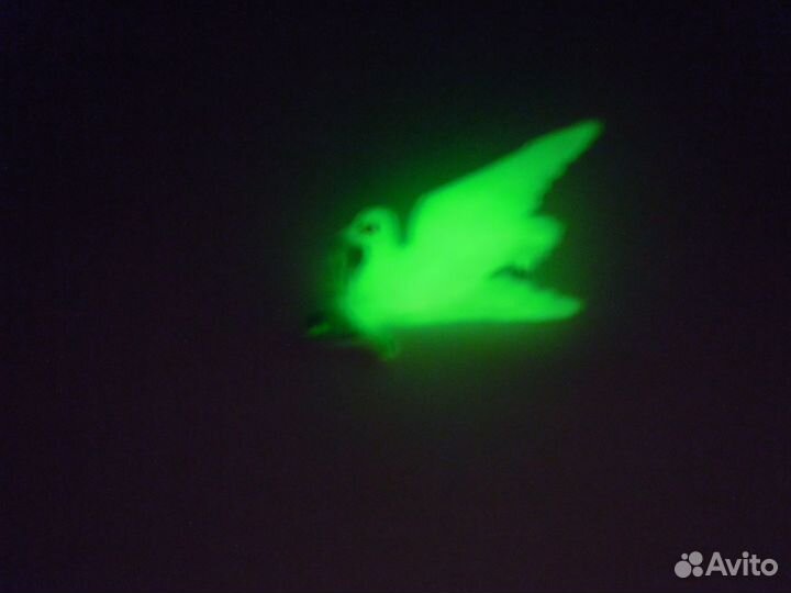 Значок брошь СССР светящиеся/фосфор/люминисцентный