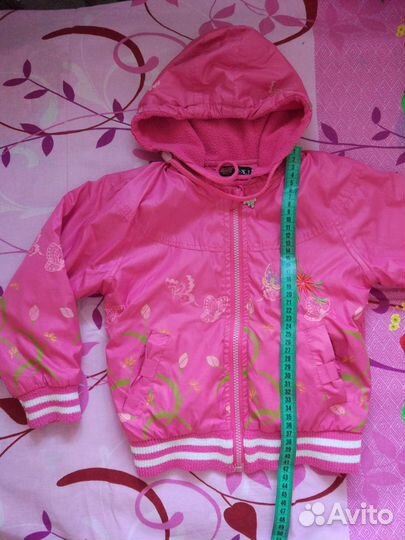 Детские вещи(куртки, лонгслив) на девочку 4-7 лет