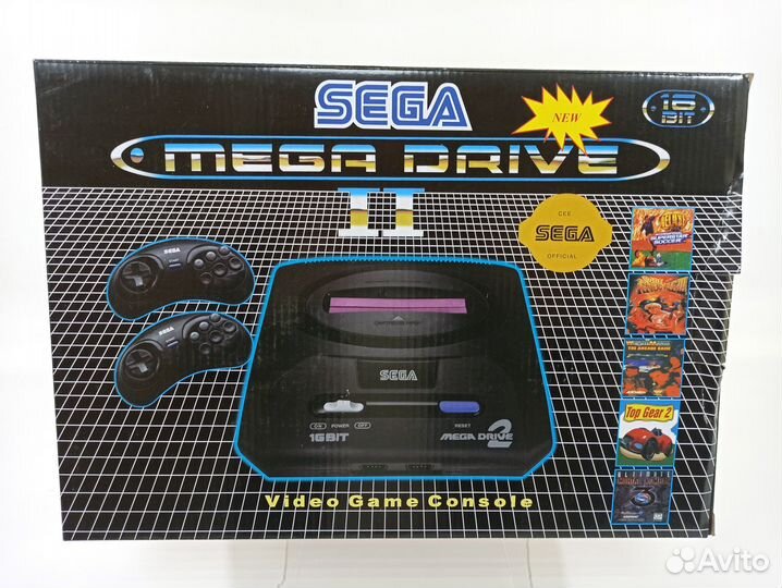 Игровая приставка Sega MegaDrive 2 16bit