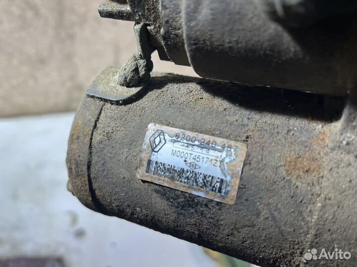 Стартер renault logan 1.4