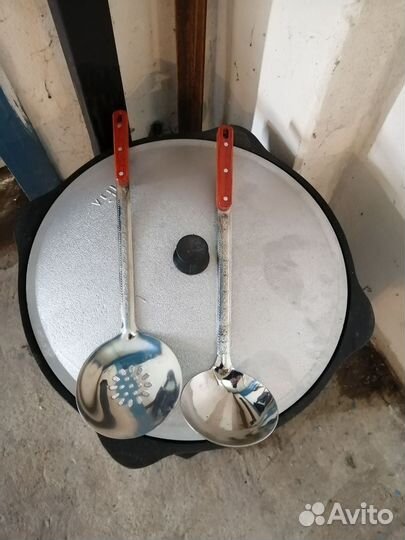 Комплект казан 16 л., печка, половник, шумовка