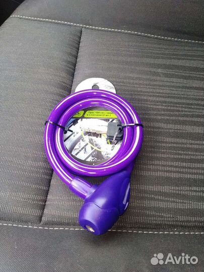 Трос с замком два ключа