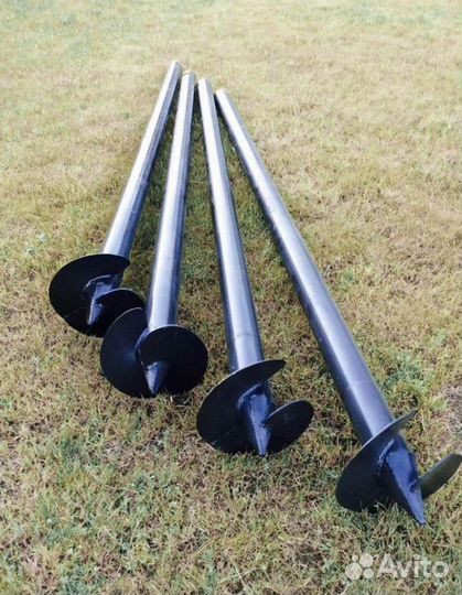 Винтовые сваи с завода