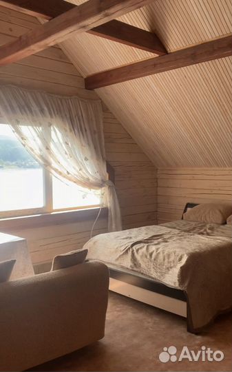 Деревянный двухэтажный жилой дом 93 м²