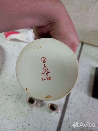 Графин петушок с рыбками