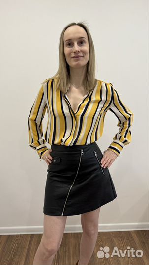 Блузка в полоску mango