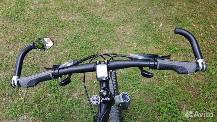 Ручки руля, рога на велосипед. черные