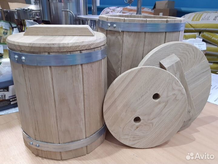 Кадка дубовая 10л., 20л., 30л