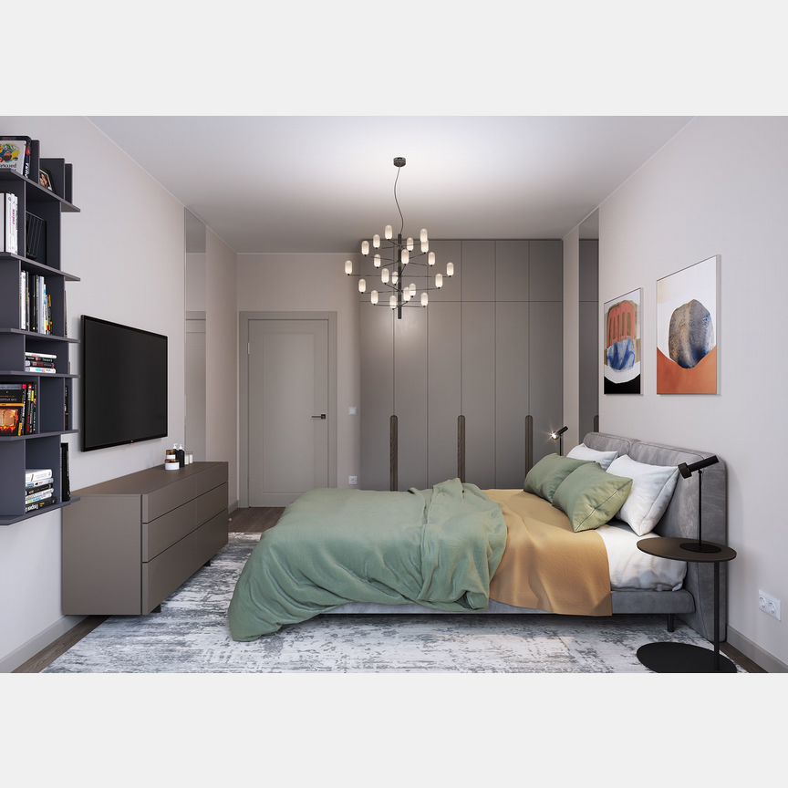 2-к. квартира, 63,8 м², 16/17 эт.