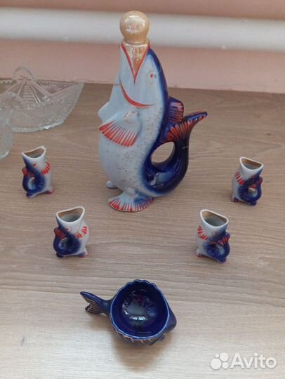 Набор винтажный винный 