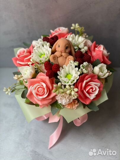 Тюльпаны из мыла