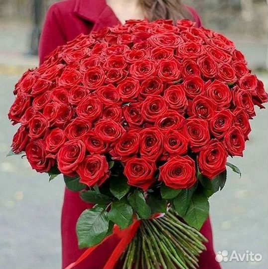 Высокие розы Букеты с доставкой