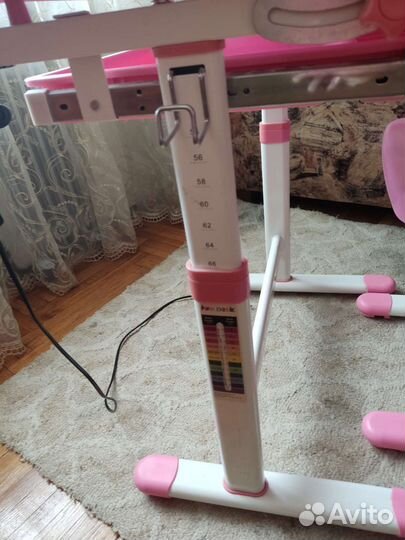 Растущая парта и стул бу