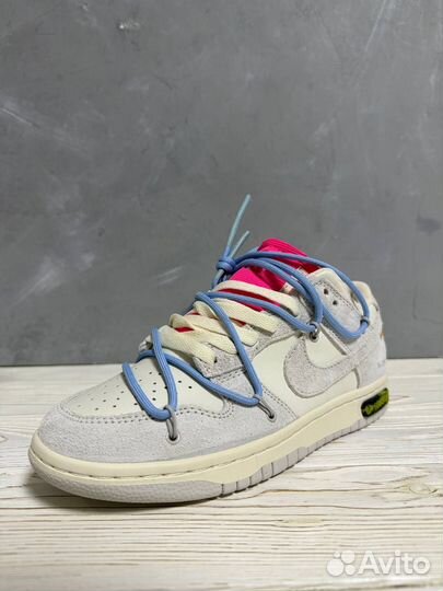 Кроссовки Nike dunk low off white (38)