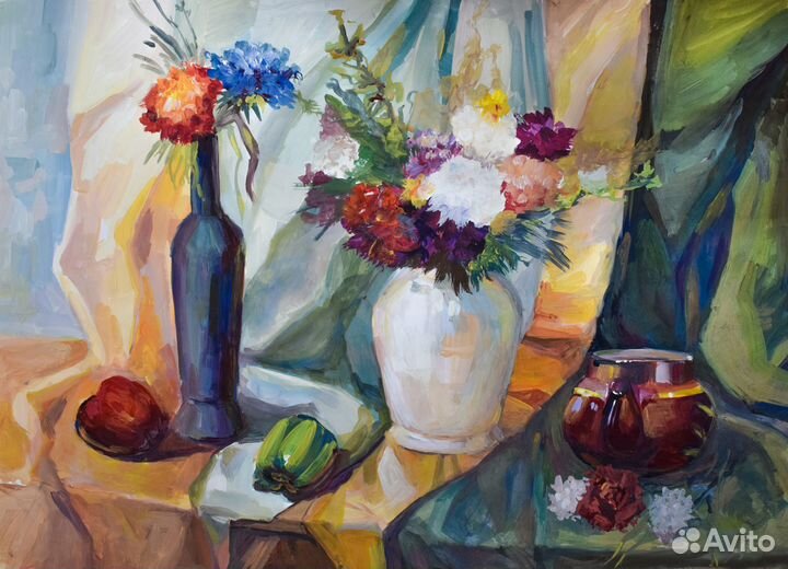 Интерьерные картины на бумаге (поштучно). Живопись