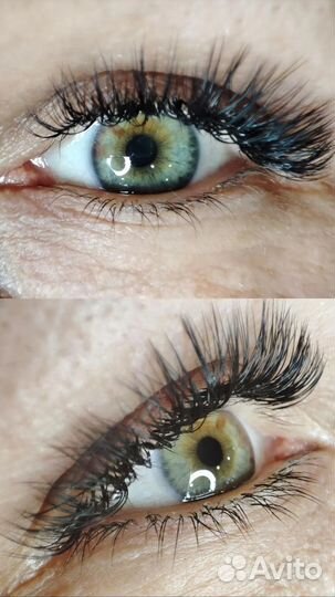 Наращивание и ламинирование ресниц на дому