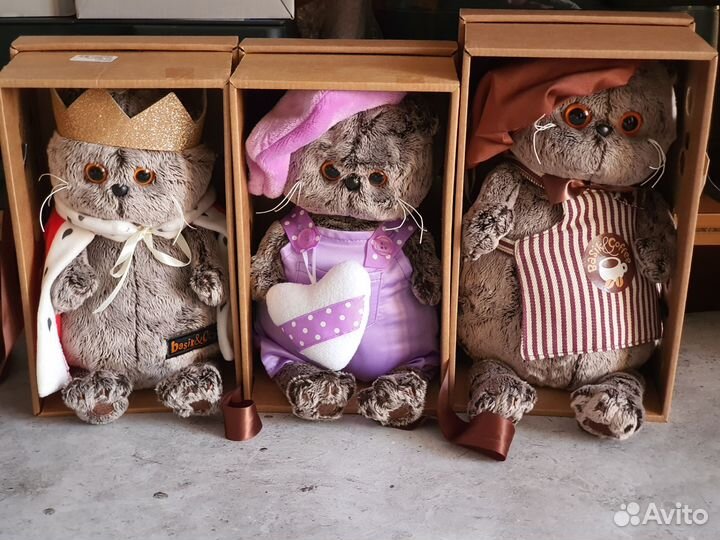 Игрушка кот басик новый