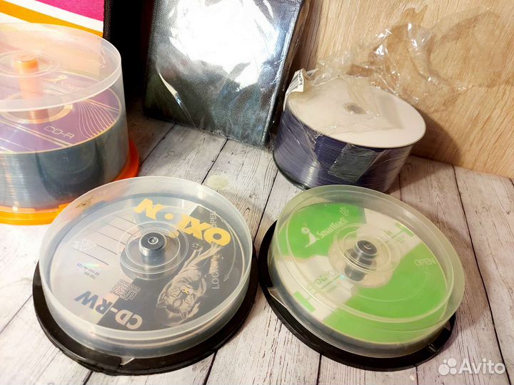 Чистые CD и DVD диски болванки одним лотом