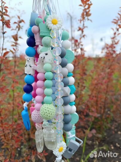 Силиконовый держатель для пустышки