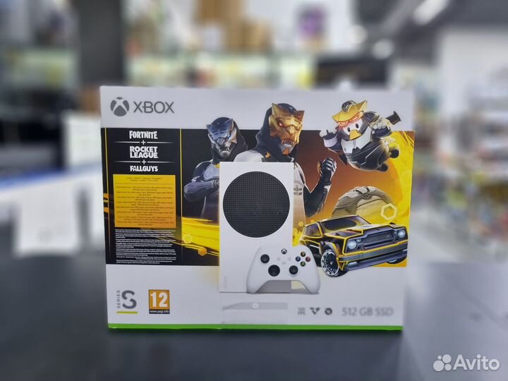 Xbox Series S 512Gb + 3 игры