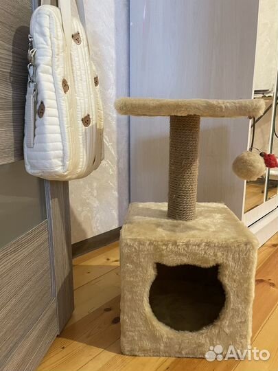 Домик для кошки с когтеточкой