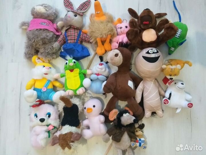 Пакет мягких детских игрушек
