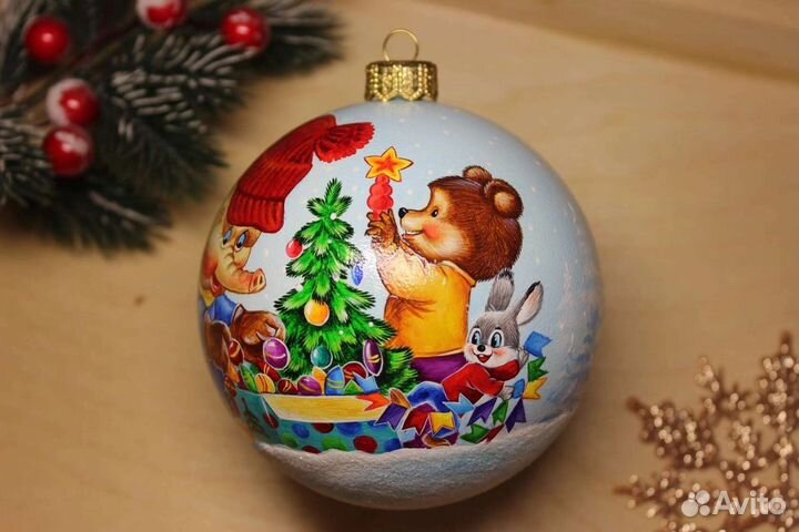 Елочные игрушки шары