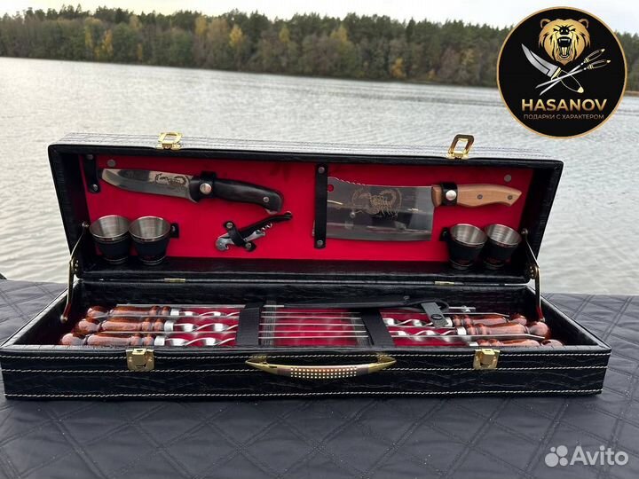 Шашлычный набор в кейсе
