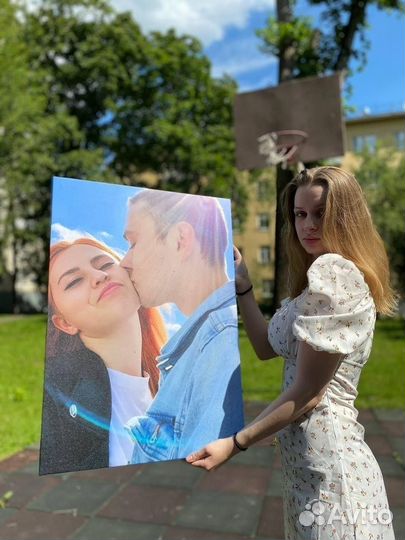 Портрет по фото на холсте,печать картин