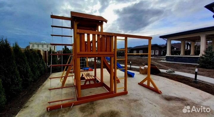 Детская игровая площадка уличная Савушка 15