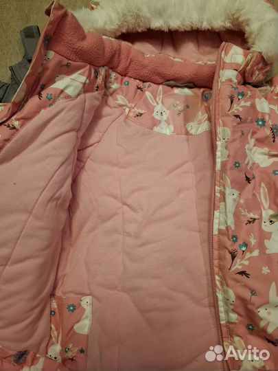 Демисезонный костюм для девочки 86