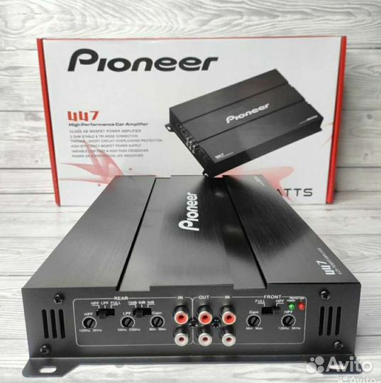Автомобильный усилитель Pioneer 4-х каналный 1800W