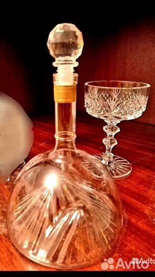 Хрусталь, стекло, Чехия, СССР Винтаж