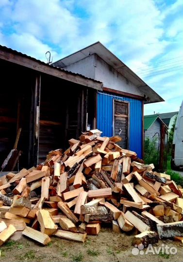 Дрова колотые от 1 куба