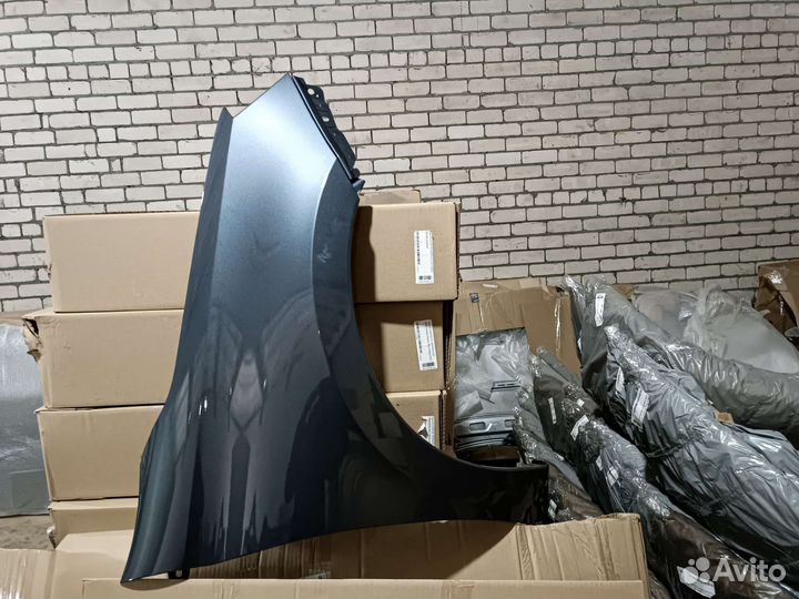 Крыло правое LADA granta fl цвет серый Борнео 633