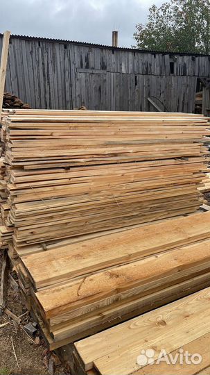 Доска заборная обрезная