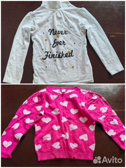 Вещи пакетом на девочку р. 104-110