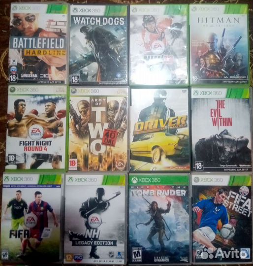 Диски на xbox 360