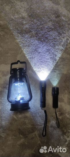 Фонарик аккумуляторный