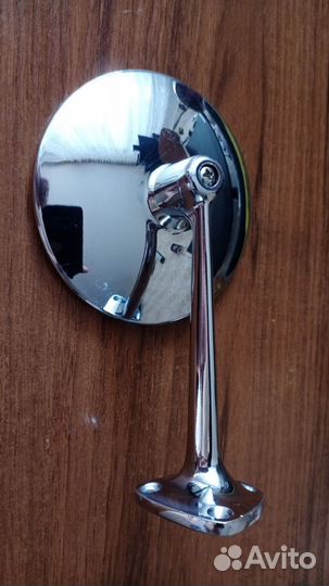 Зеркало боковое ваз-2101, хром, раннее