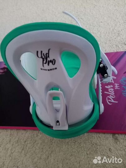 Сноуборд с креплениями