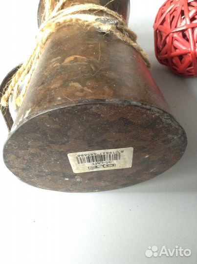 Ваза, кувшин металл, жесть, стекло