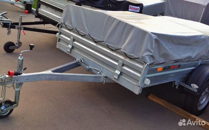 Автоприцеп мзса с тентом 2.5x1.5