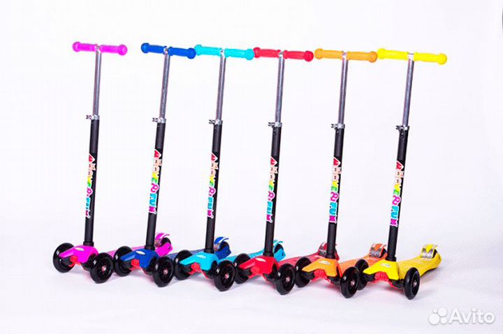 Трехколесные самокаты. Новые