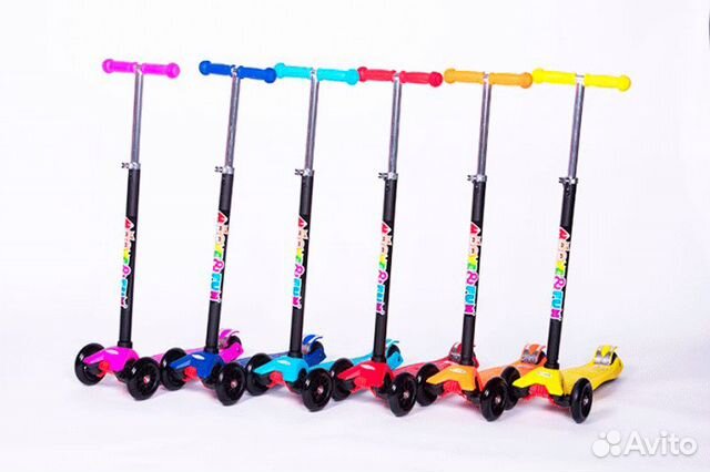 Трехколесные самокаты. Новые