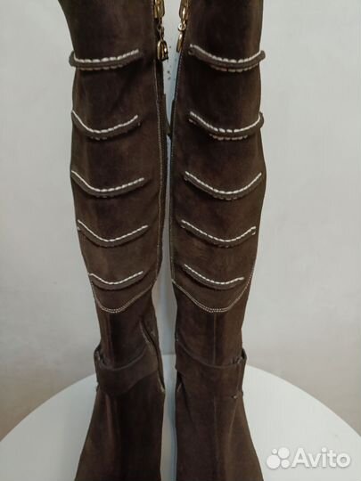 Сапоги деми по колено размер 37
