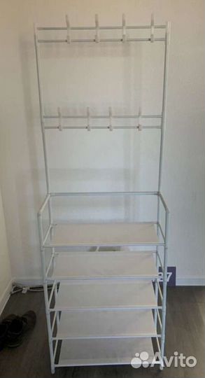 Вешалка с полками, разборная