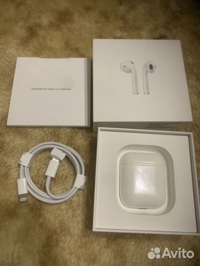 Наушники apple airpods 2